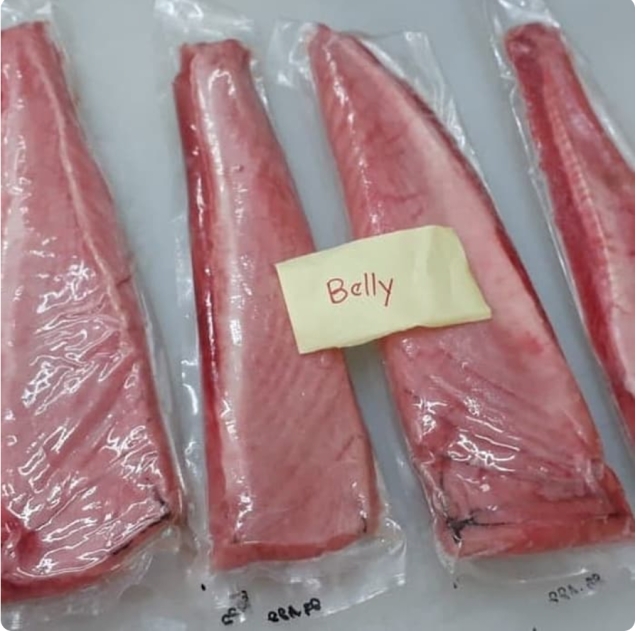 Frozen Tuna Belly (0.5 - 0.6 kg)